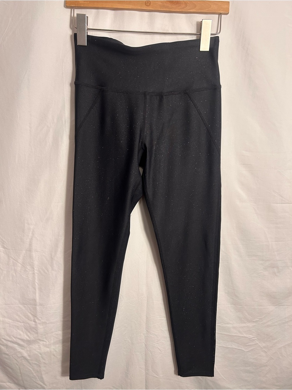 Betsey Johnson Black Sparkle Performance Leggings